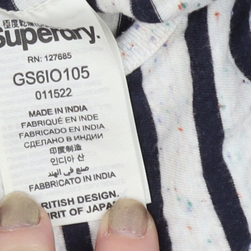 Superdry Women’s Multicoloured S Striped Racerback Pocket Tank Top
