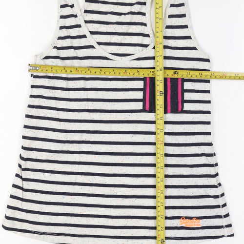 Superdry Women’s Multicoloured S Striped Racerback Pocket Tank Top
