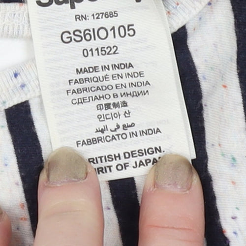 Superdry Women’s Multicoloured S Striped Racerback Pocket Tank Top