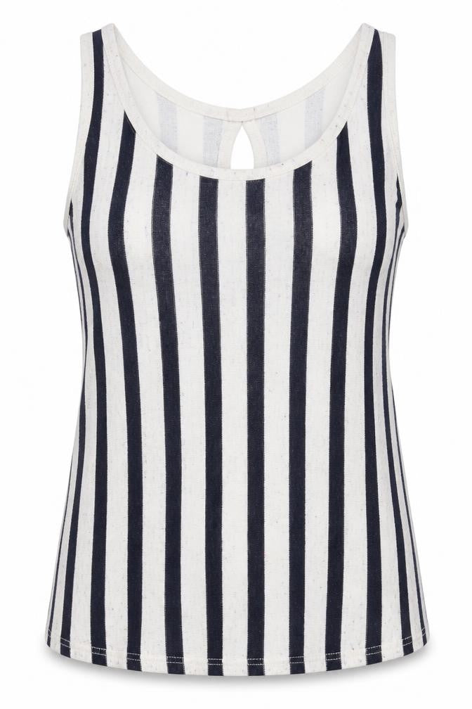 Superdry Women’s Multicoloured S Striped Racerback Pocket Tank Top
