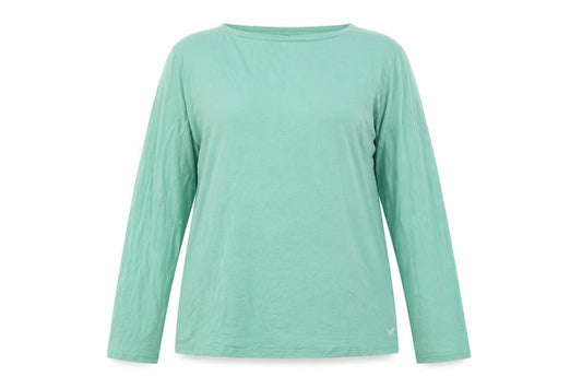 Crew Clothing Company Women’s Green Size 14 Basic Long Sleeve T-Shirt