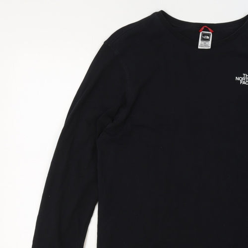 The North Face Men's Black M Long Sleeve Graphic Logo T-Shirt