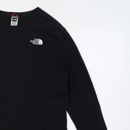The North Face Men's Black M Long Sleeve Graphic Logo T-Shirt