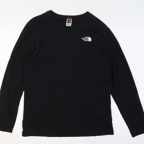 The North Face Men's Black M Long Sleeve Graphic Logo T-Shirt