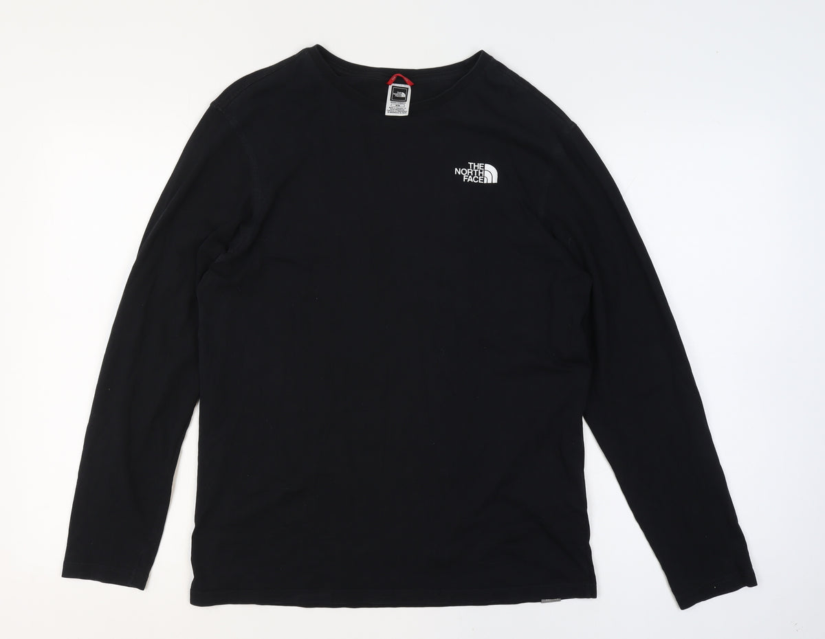 The North Face Men's Black M Long Sleeve Graphic Logo T-Shirt