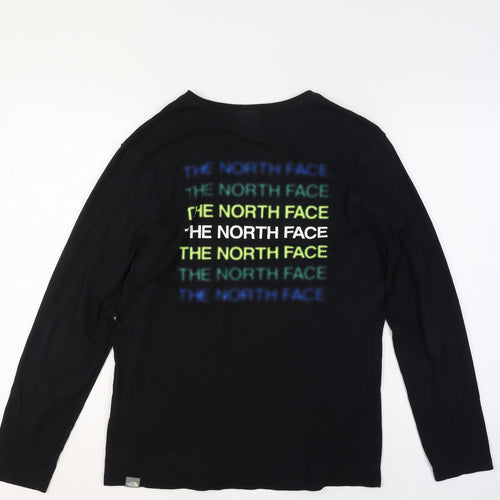 The North Face Men's Black M Long Sleeve Graphic Logo T-Shirt