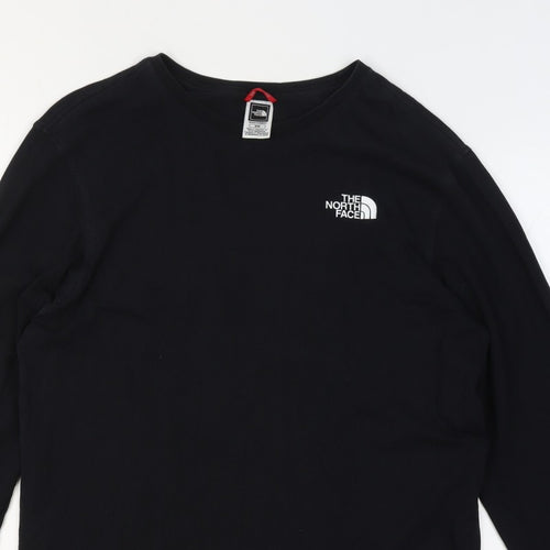 The North Face Men's Black M Long Sleeve Graphic Logo T-Shirt
