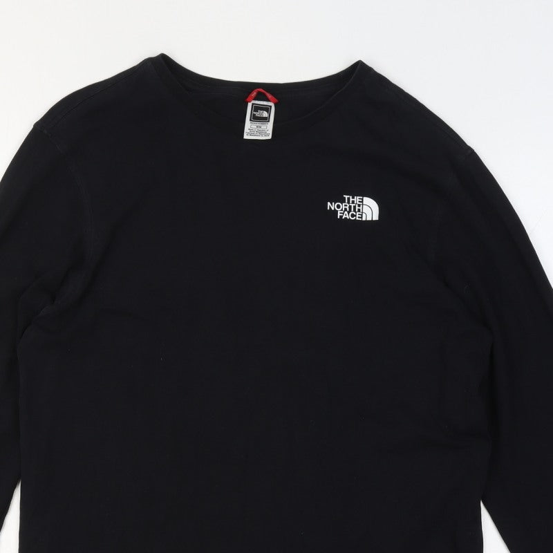 The North Face Men's Black M Long Sleeve Graphic Logo T-Shirt