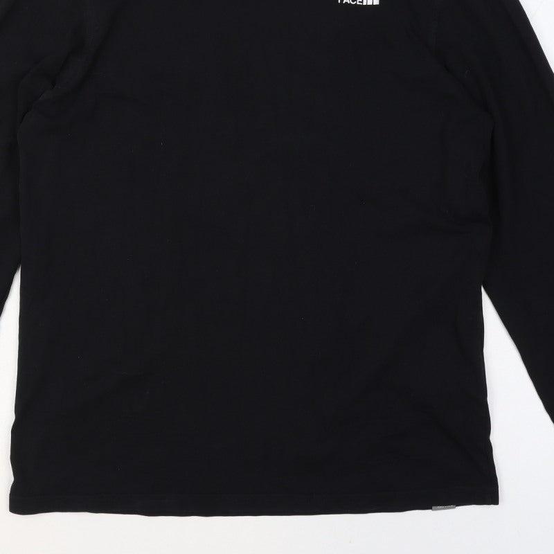 The North Face Men's Black M Long Sleeve Graphic Logo T-Shirt