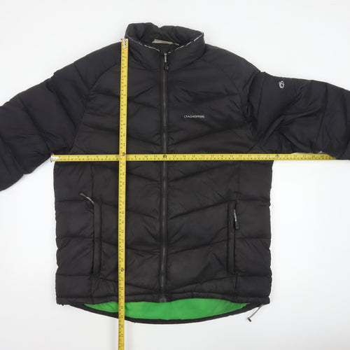 Craghoppers Men’s Black XL Puffer Jacket Quilted Outdoor Full Zip