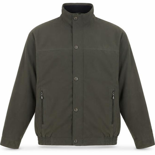 EWM Pure Classics Men's Green 2XL Basic Jacket Button Zip Pockets