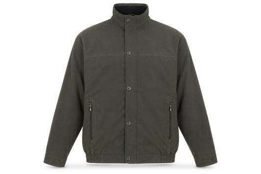 EWM Pure Classics Men's Green 2XL Basic Jacket Button Zip Pockets