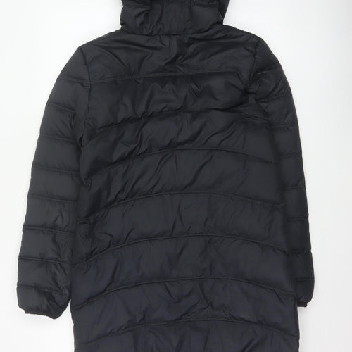 Nike Women’s Black XS Long Hooded Down Puffer Coat