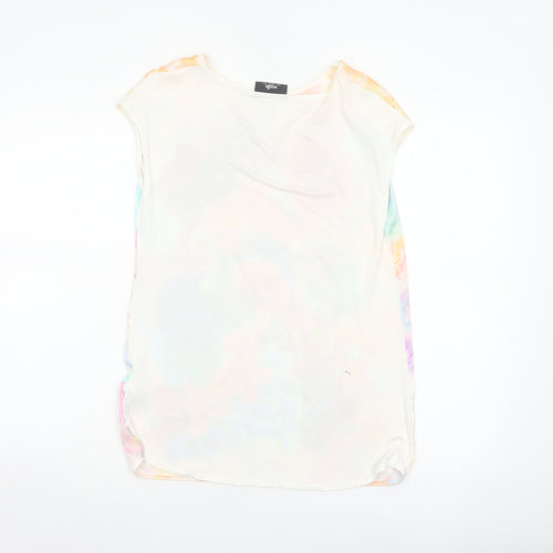 Wallis Women Multicoloured UK 8 Floral Short Sleeve Blouse Top