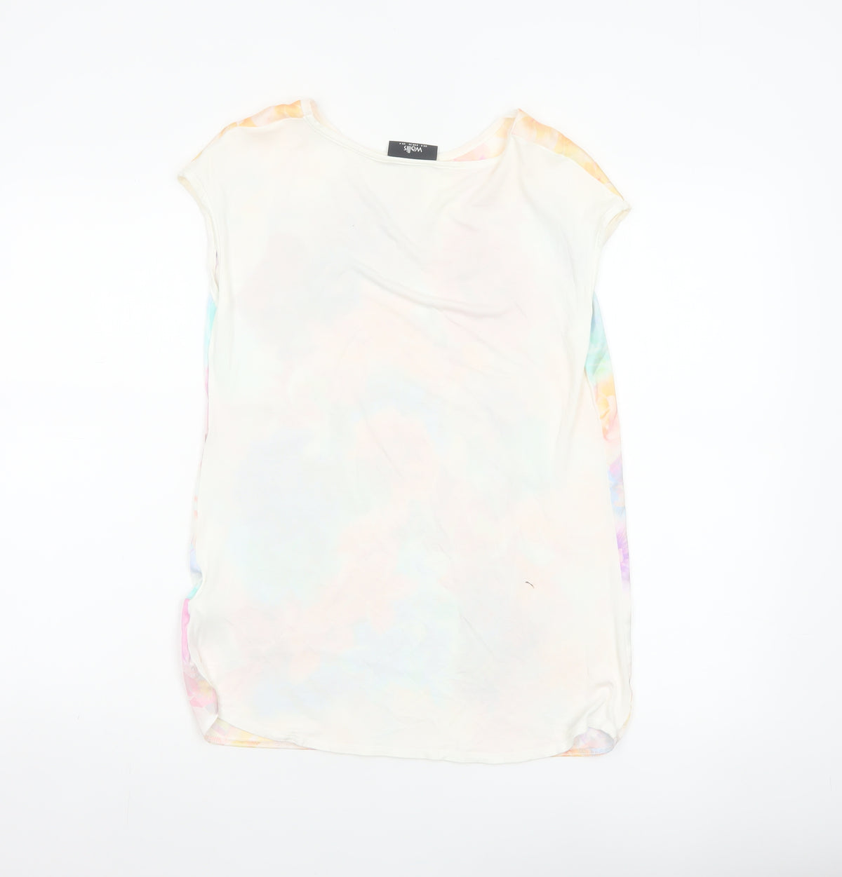 Wallis Women Multicoloured UK 8 Floral Short Sleeve Blouse Top