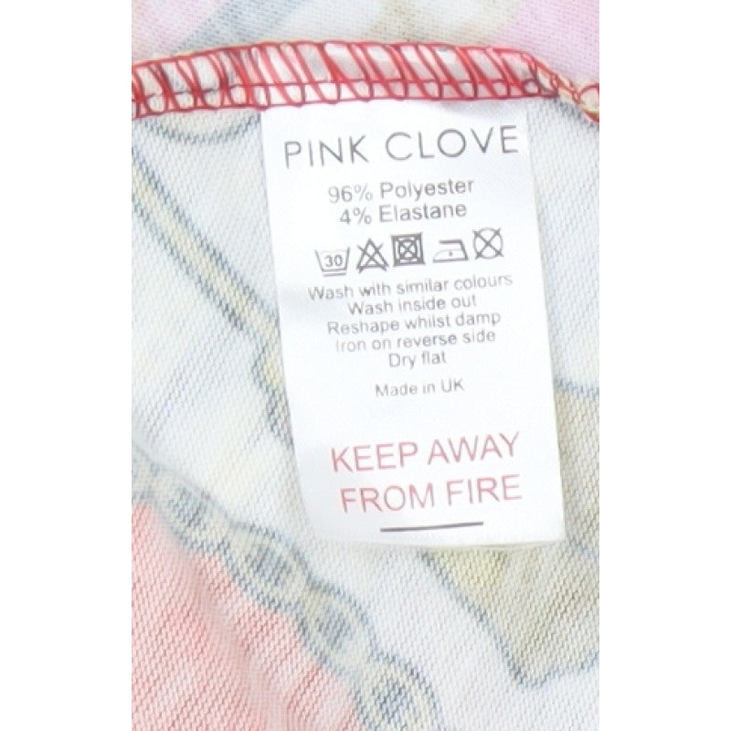 Pink Clove Women Multicoloured Animal Print Skater Dress UK 20