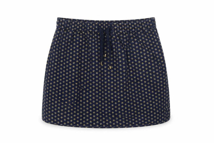 Fat Face Women Blue Floral Lyocell Mini Skirt UK 12 Elastic Waist
