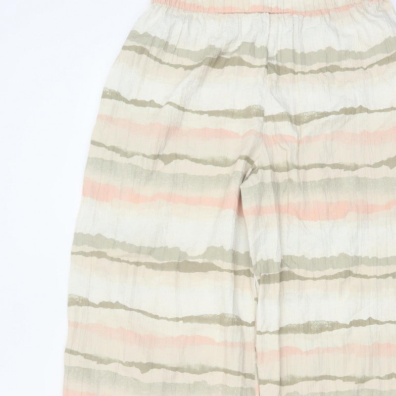 Additional view of French Connection Women’s Multicoloured M Wide-Leg Striped Trousers