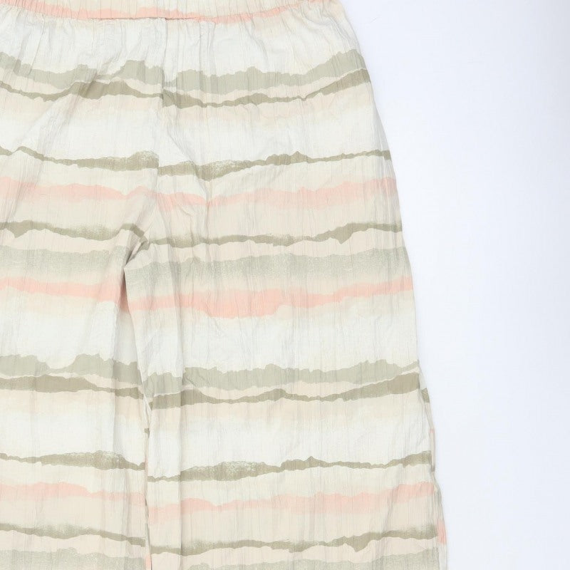 Additional view of French Connection Women’s Multicoloured M Wide-Leg Striped Trousers