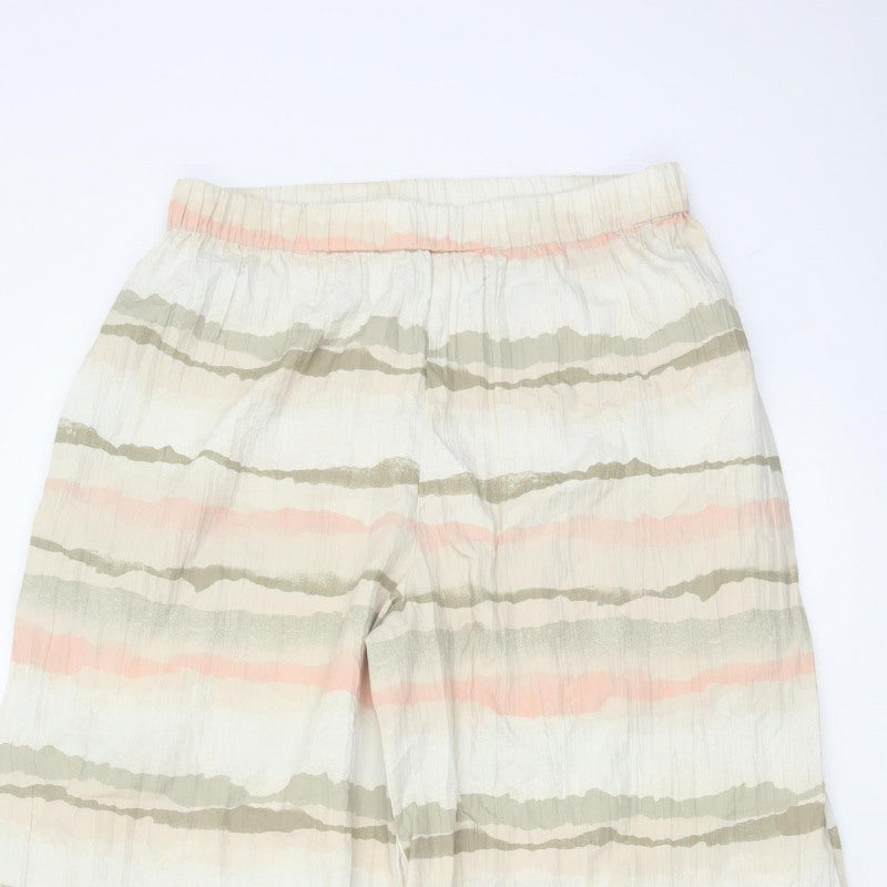 Additional view of French Connection Women’s Multicoloured M Wide-Leg Striped Trousers