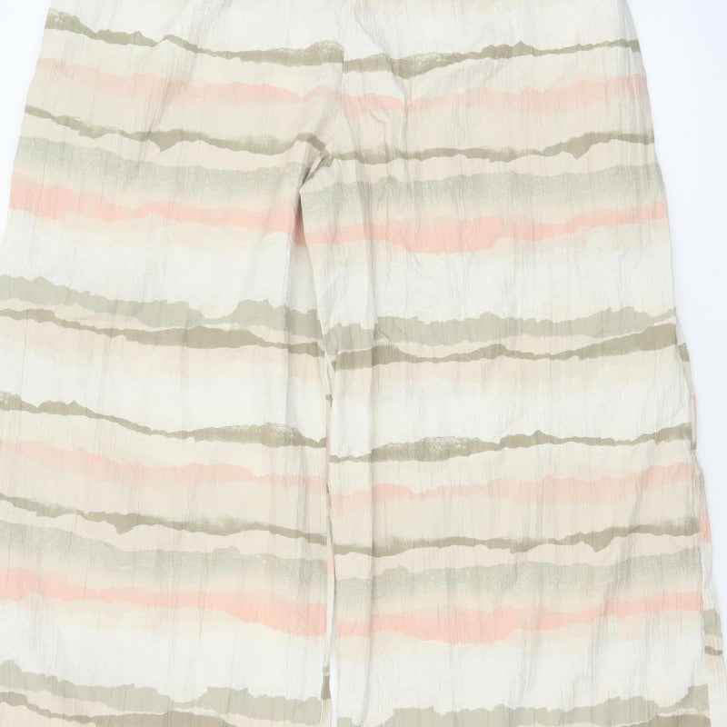 Additional view of French Connection Women’s Multicoloured M Wide-Leg Striped Trousers