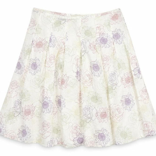 Rocha John Rocha Women’s Ivory Floral A-Line Knee Length Skirt UK 16
