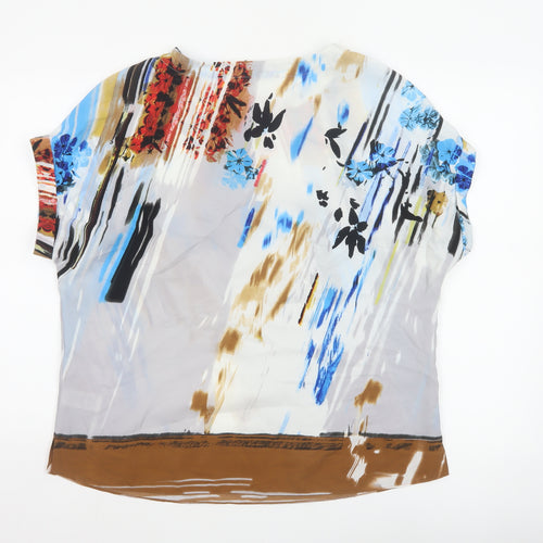 Autograph Women’s Multicoloured Floral Kimono Blouse UK 16
