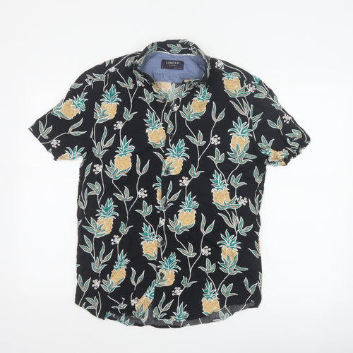 Limited Edition Men’s S Black Pineapple Hawaiian Short Sleeve Shirt