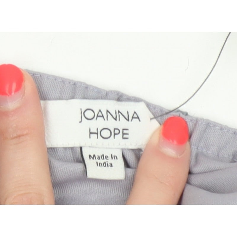 Joanna Hope Women’s Grey UK 20 Midi Chiffon Feather Print Slip Dress
