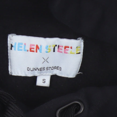 Helen Steele x Dunnes Women’s Black S Pullover Hoodie Logo Pocket