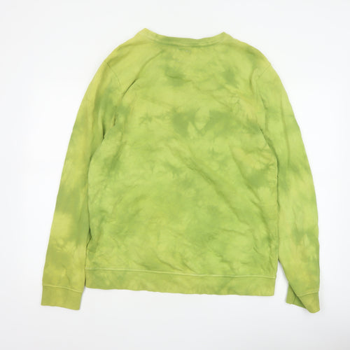 Redefined Rebel Men’s Green L Pullover Sweatshirt Graphic Logo