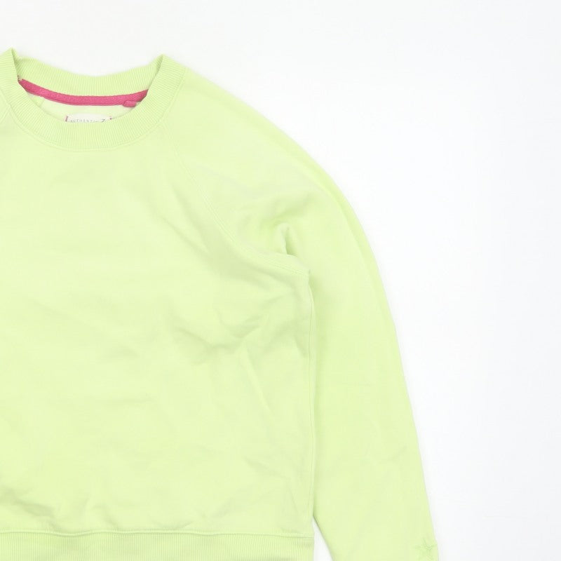 Additional view of Next Women’s Green, size UK 10, Pullover Crew Neck Raglan Sweatshirt