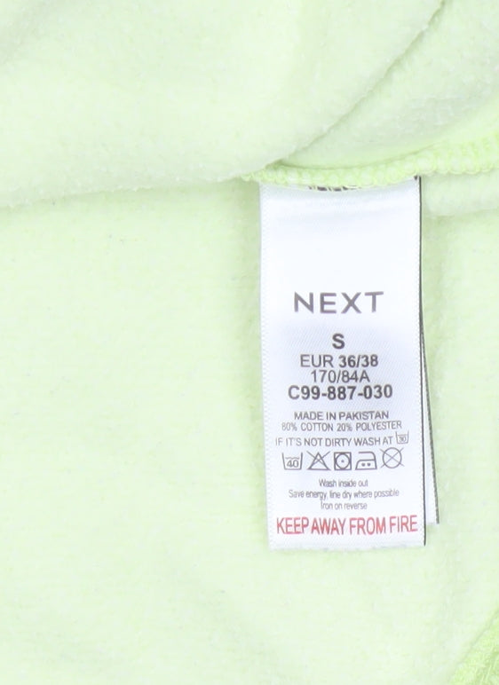Additional view of Next Women’s Green, size UK 10, Pullover Crew Neck Raglan Sweatshirt