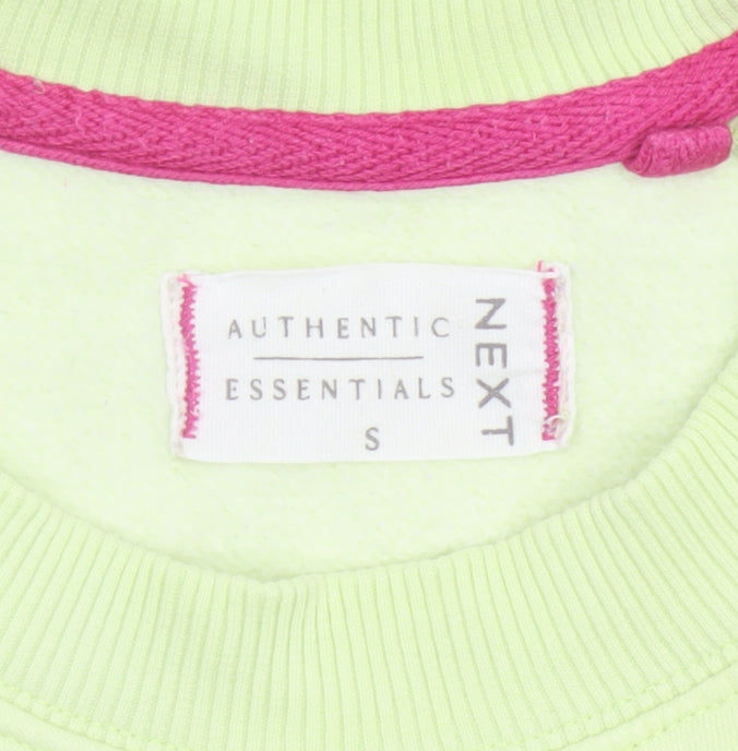Additional view of Next Women’s Green, size UK 10, Pullover Crew Neck Raglan Sweatshirt