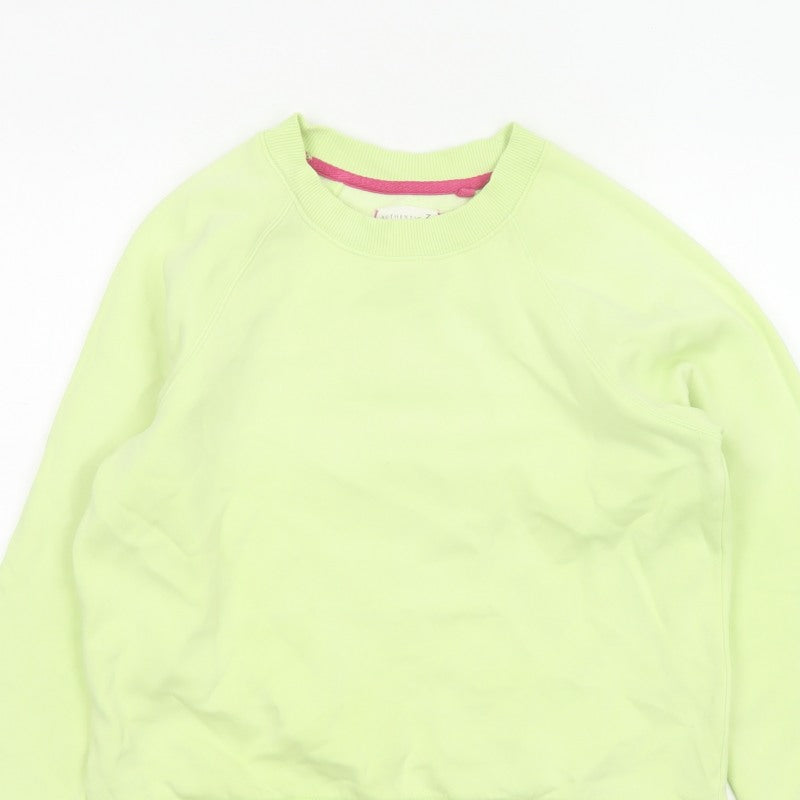 Additional view of Next Women’s Green, size UK 10, Pullover Crew Neck Raglan Sweatshirt