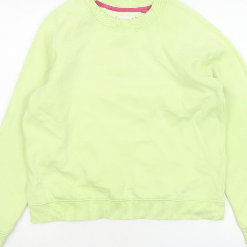 Additional view of Next Women’s Green, size UK 10, Pullover Crew Neck Raglan Sweatshirt