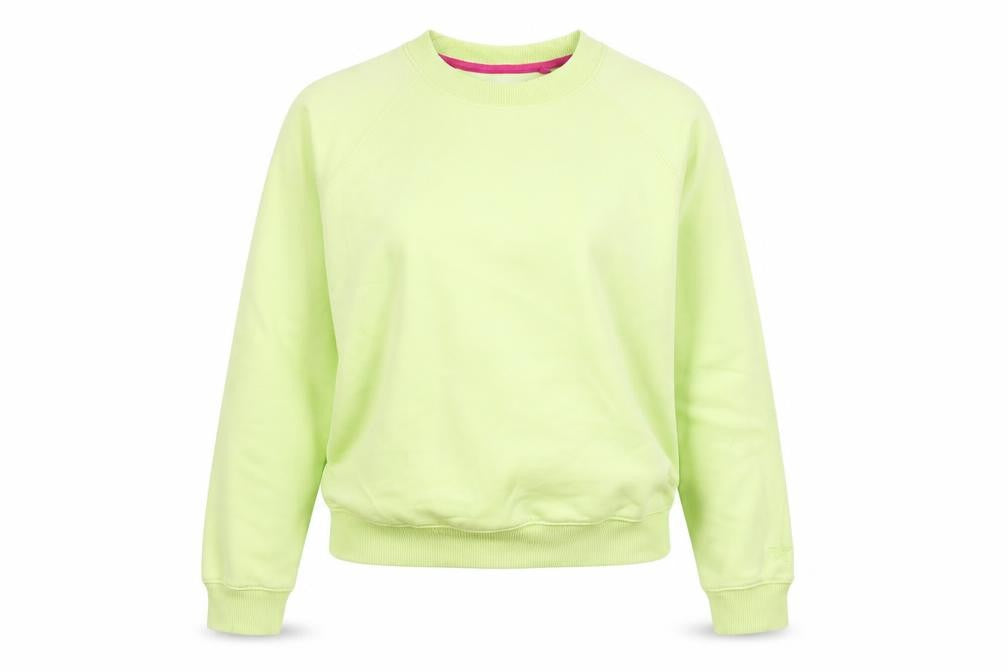 Front view of Next Women’s Green, size UK 10, Pullover Crew Neck Raglan Sweatshirt