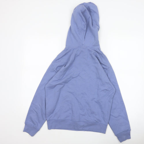 Levi's Women’s Blue XS Pullover Hoodie Cotton Logo Pocket
