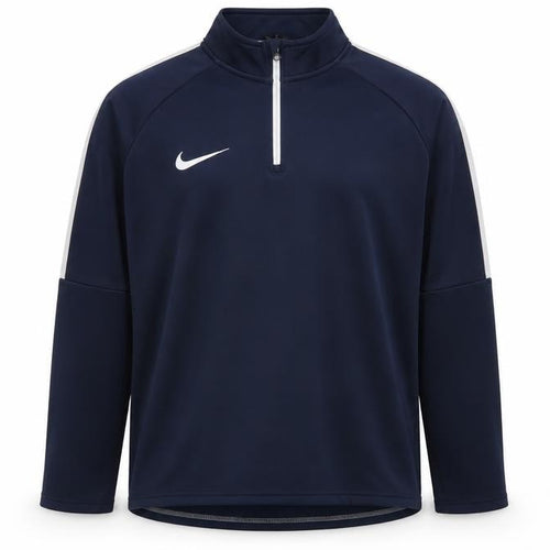 Nike Men’s Blue L Dri-FIT 1/4 Zip High Neck Sports Sweatshirt