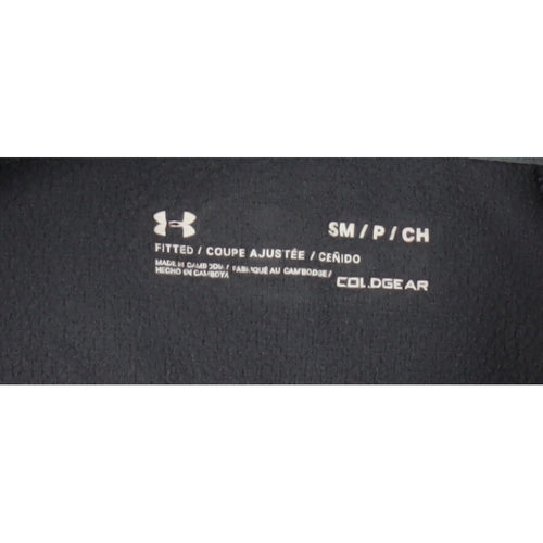 Under Armour Men Grey S ColdGear 1/4 Zip Athletic Sweatshirt