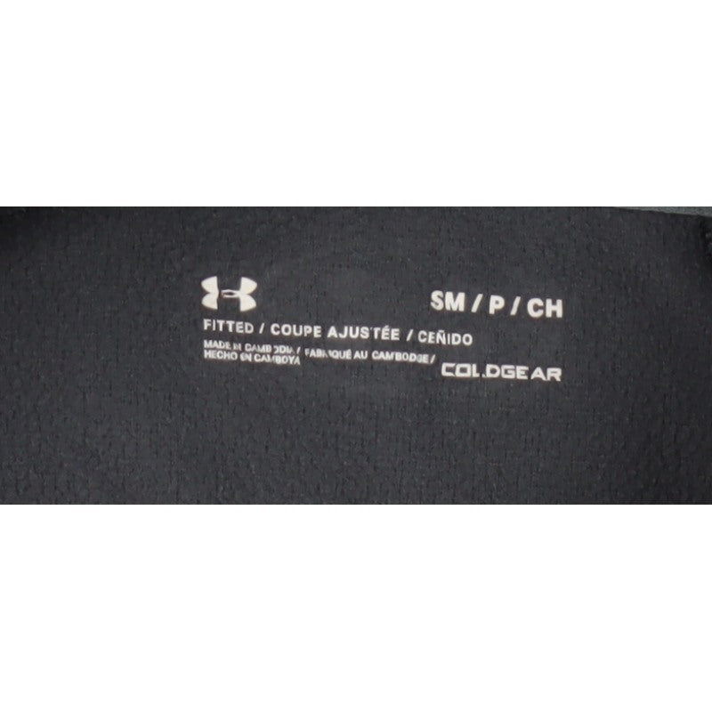 Under Armour Men Grey S ColdGear 1/4 Zip Athletic Sweatshirt