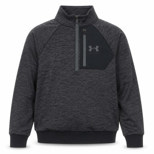 Under Armour Men Grey S ColdGear 1/4 Zip Athletic Sweatshirt