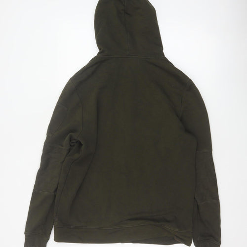 River Island Men’s Green M Full Zip Hooded Fleece Sweatshirt