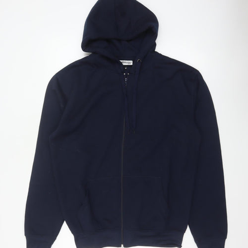 Altitude Mens Blue M Full Zip Hooded Polyester Hoodie Pockets