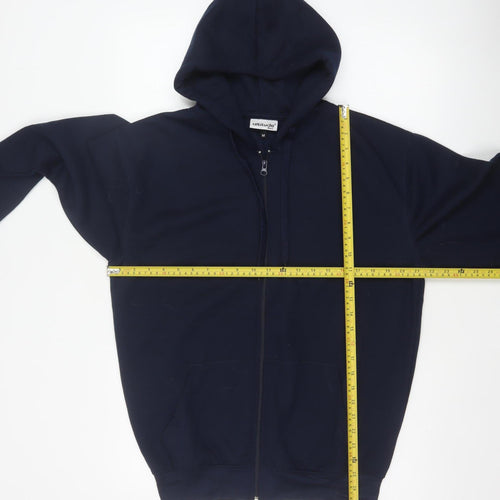Altitude Mens Blue M Full Zip Hooded Polyester Hoodie Pockets