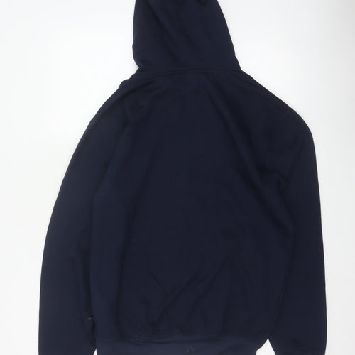 Altitude Mens Blue M Full Zip Hooded Polyester Hoodie Pockets