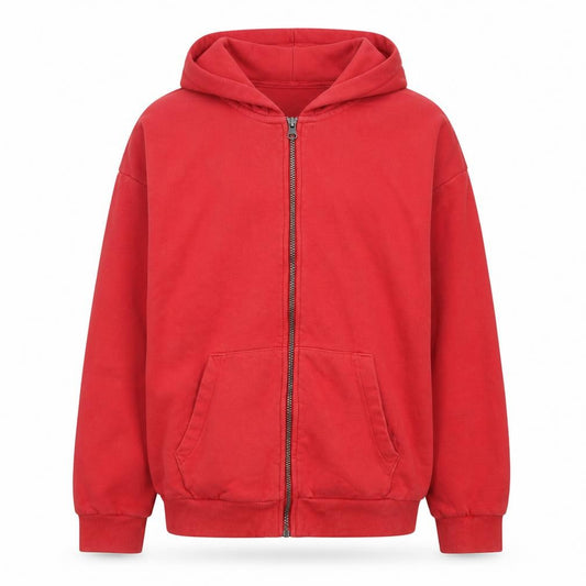 Next Boys Red 13 Years Full Zip Hooded Fleece Hoodie Pockets