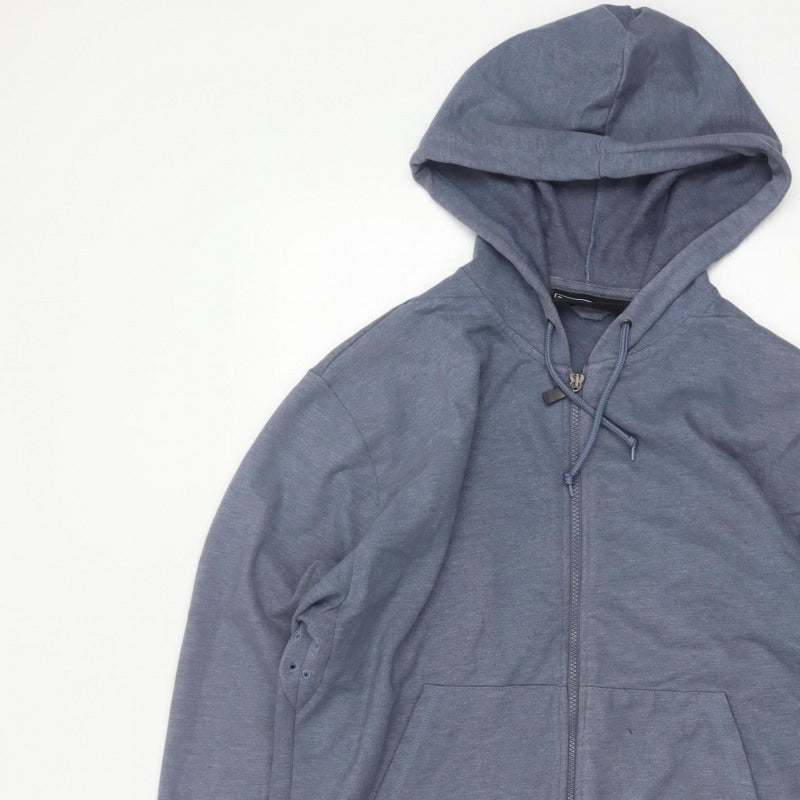 Rohan Men’s Grey M Full Zip Hooded Sweat Jacket Cotton Blend
