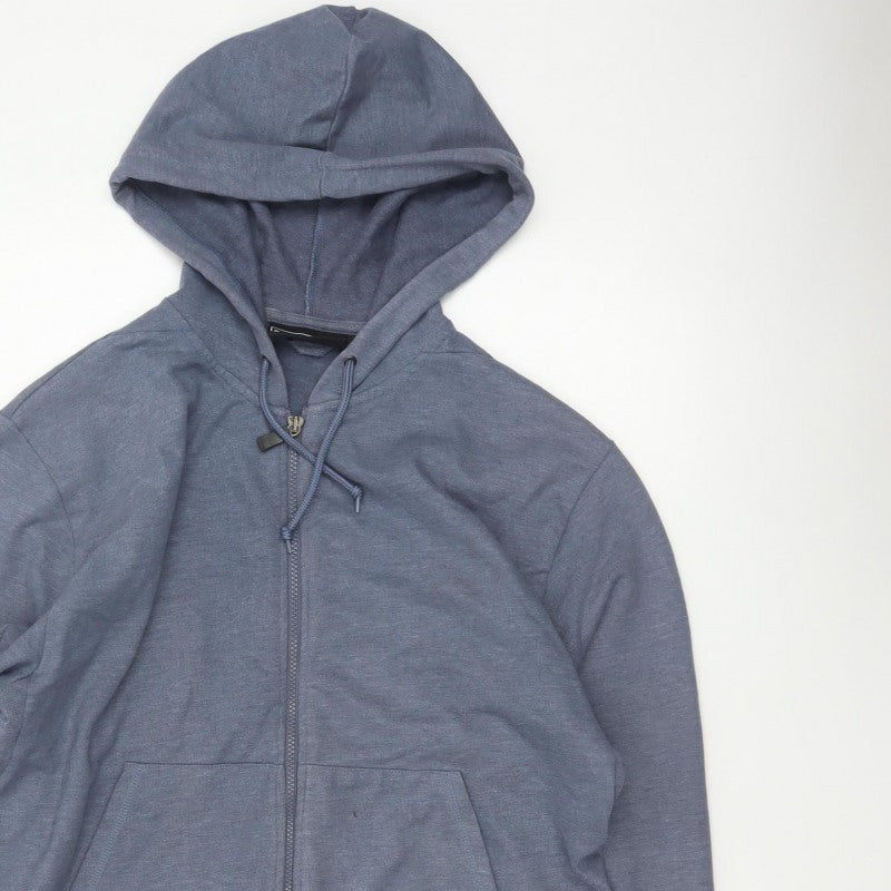Rohan Men’s Grey M Full Zip Hooded Sweat Jacket Cotton Blend