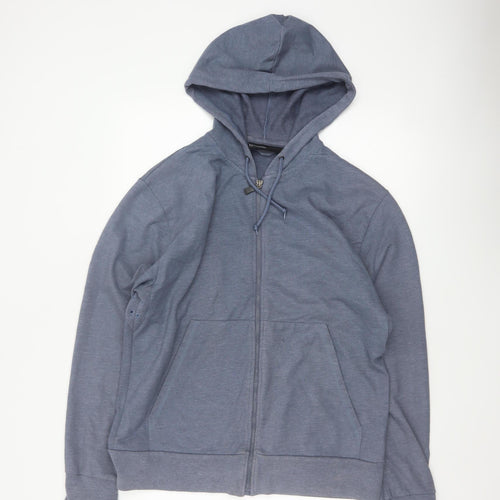Rohan Men’s Grey M Full Zip Hooded Sweat Jacket Cotton Blend